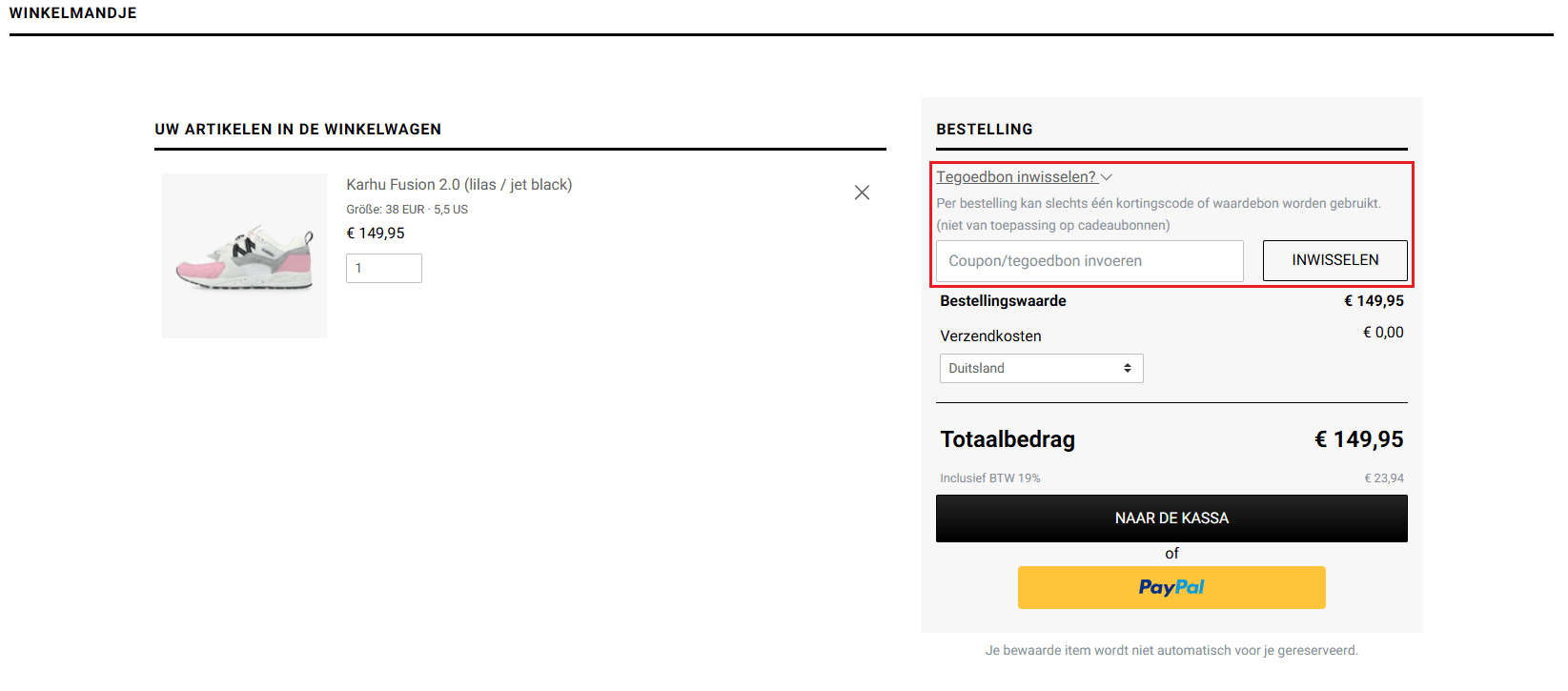 43einhalb kortingscode gebruiken