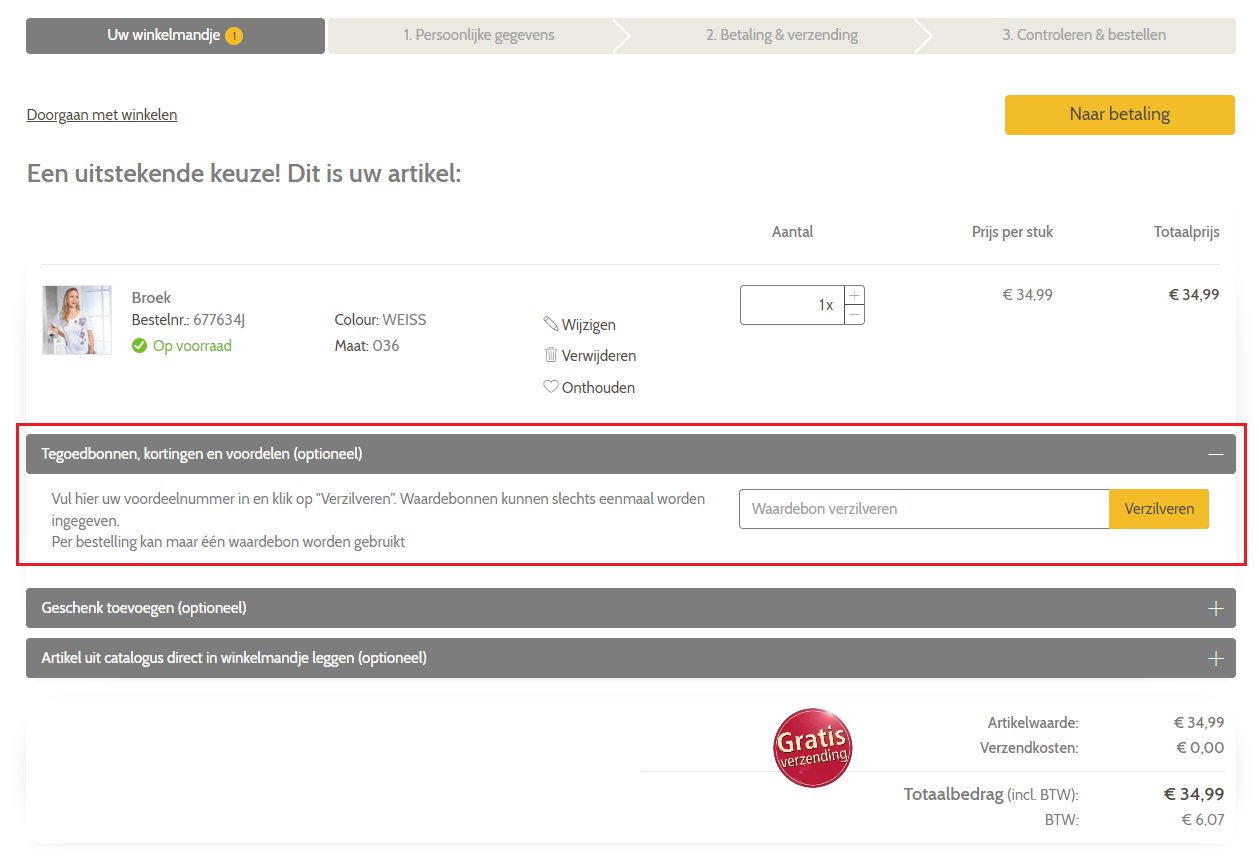 BADER kortingscode gebruiken