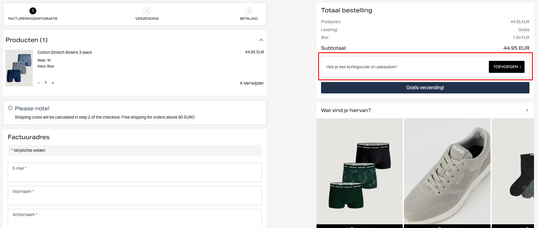Björn Borg kortingscode gebruiken