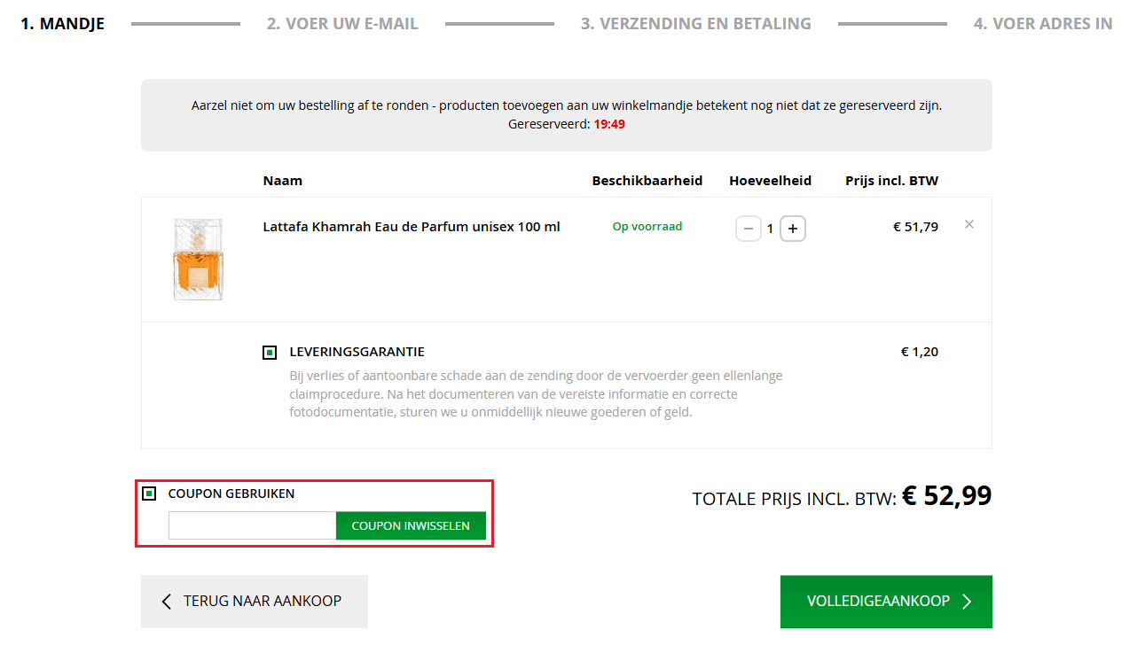 Brasty kortingscode gebruiken