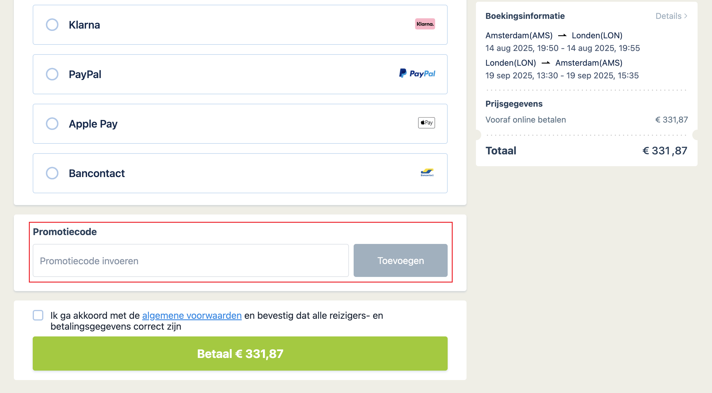 BudgetAir kortingscode gebruiken