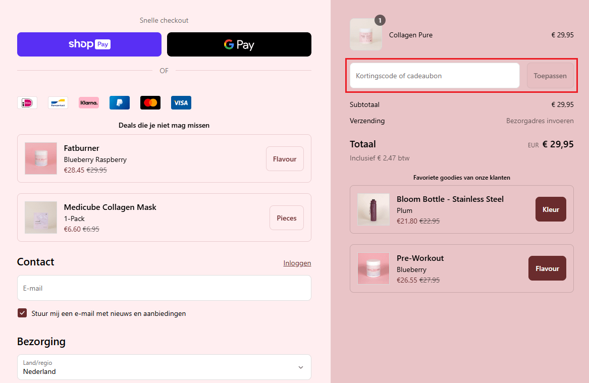 Cabau Lifestyle kortingscode gebruiken