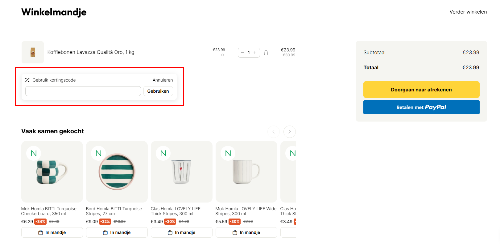 Coffee Friend kortingscode gebruiken