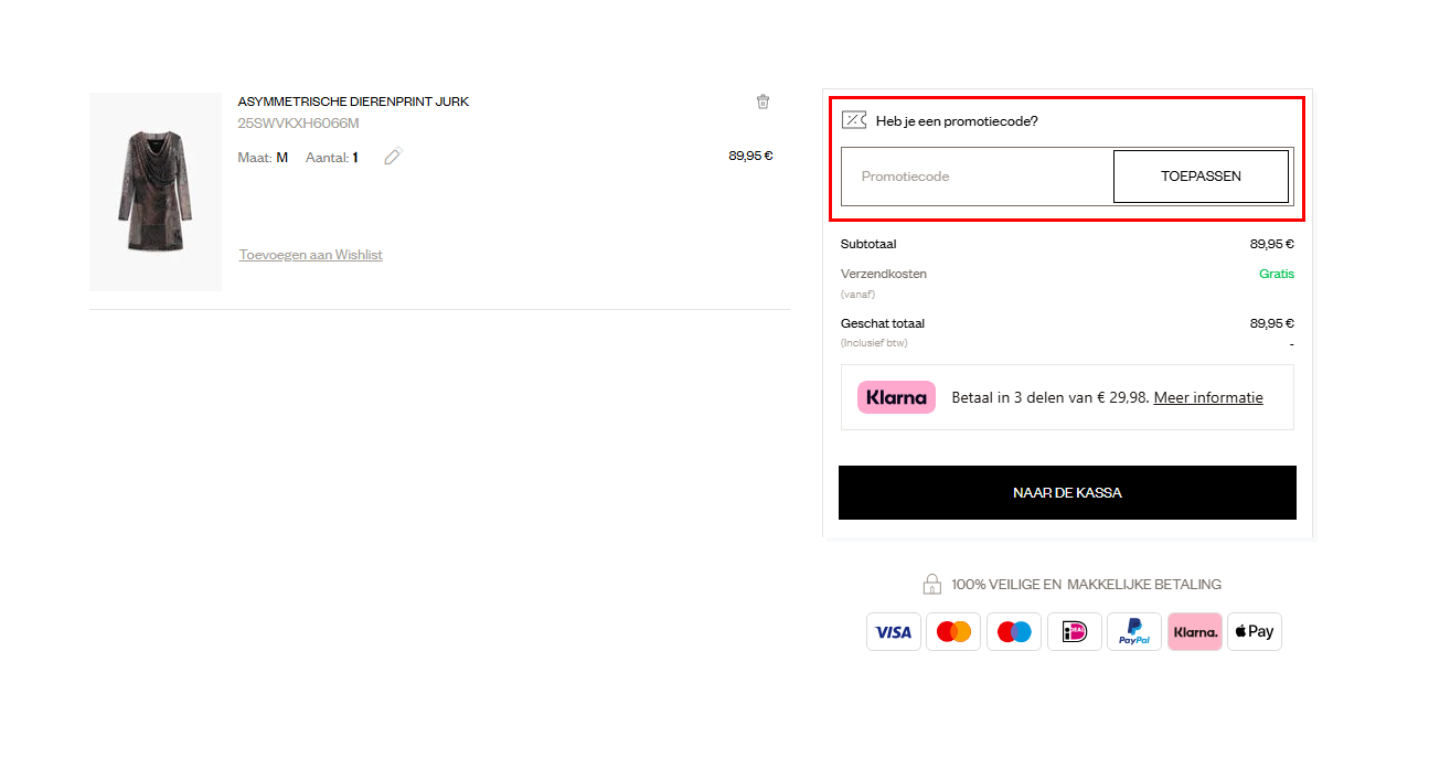 Desigual kortingscode gebruiken