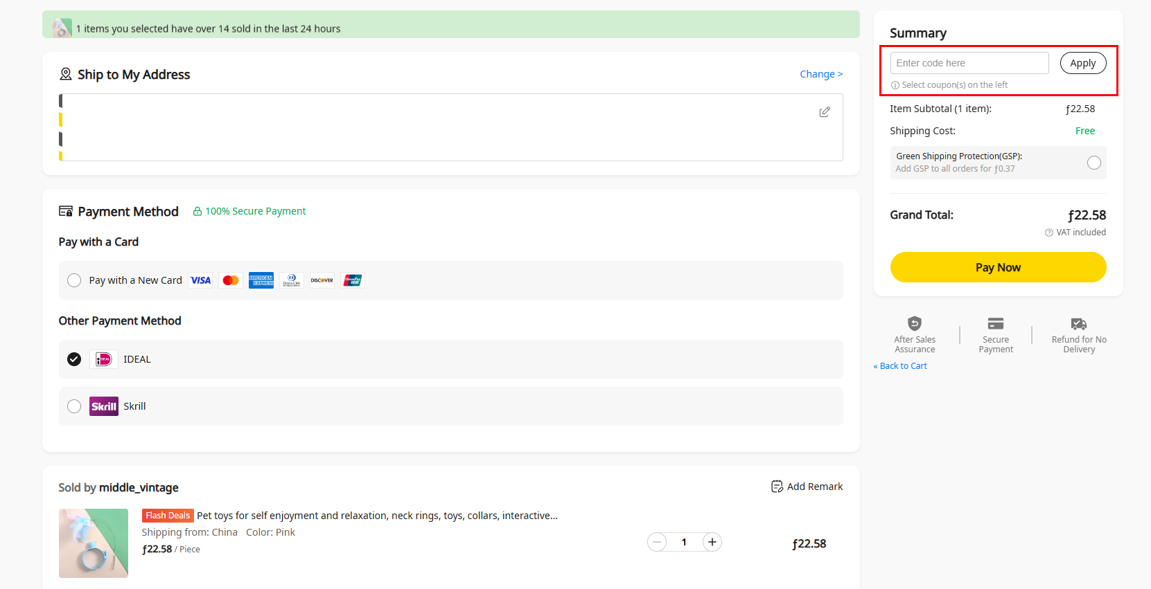 DHgate kortingscode gebruiken