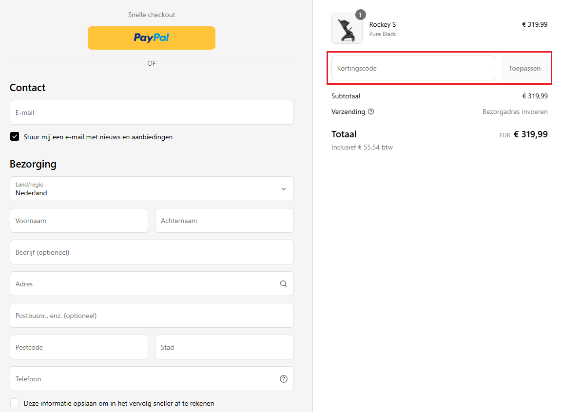 Easywalker kortingscode gebruiken