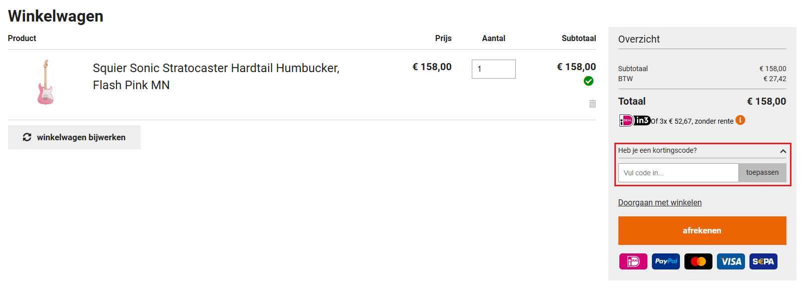 Klundert Music kortingscode gebruiken