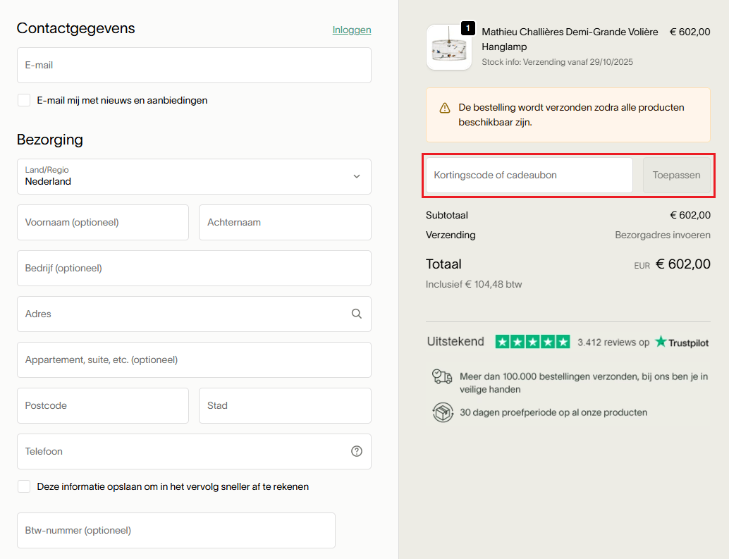 LampTwist kortingscode gebruiken
