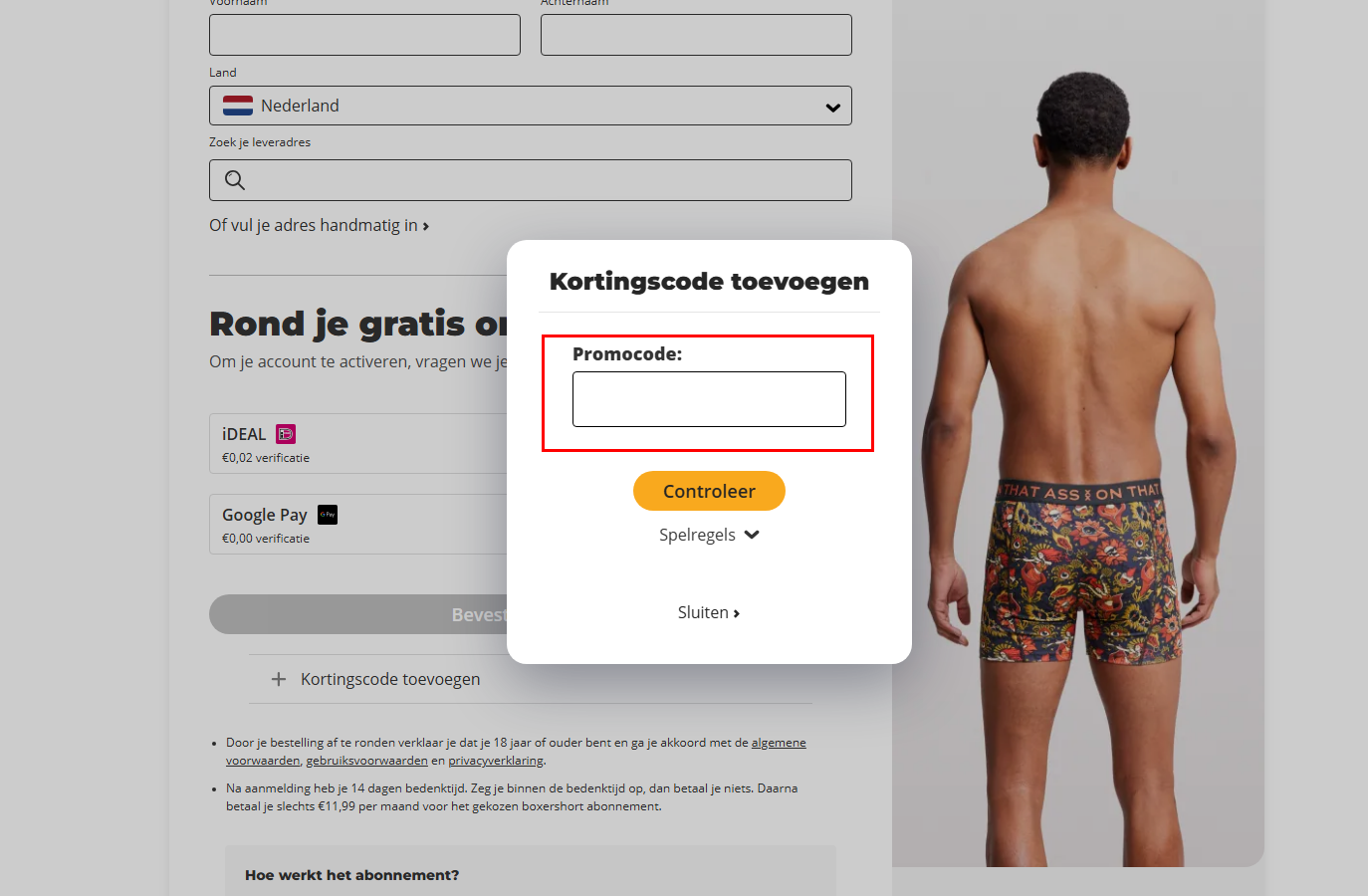 ON THAT ASS kortingscode gebruiken