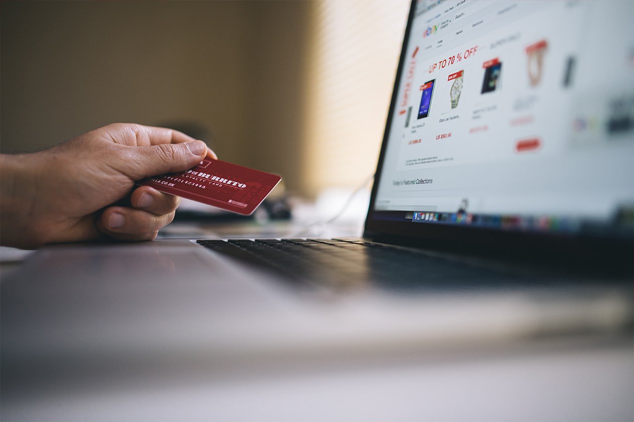 Online shoppen met creditcard