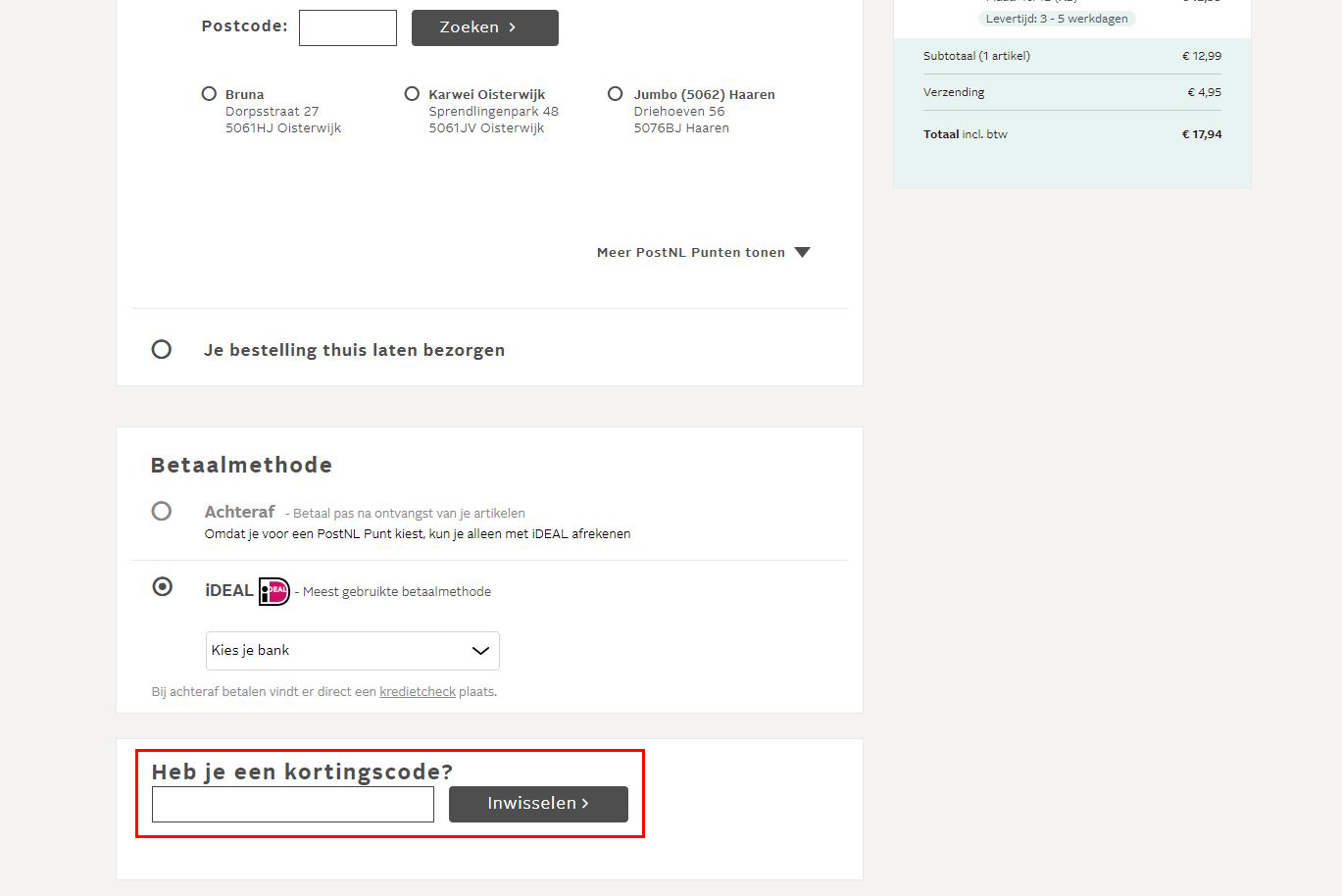 OTTO kortingscode gebruiken