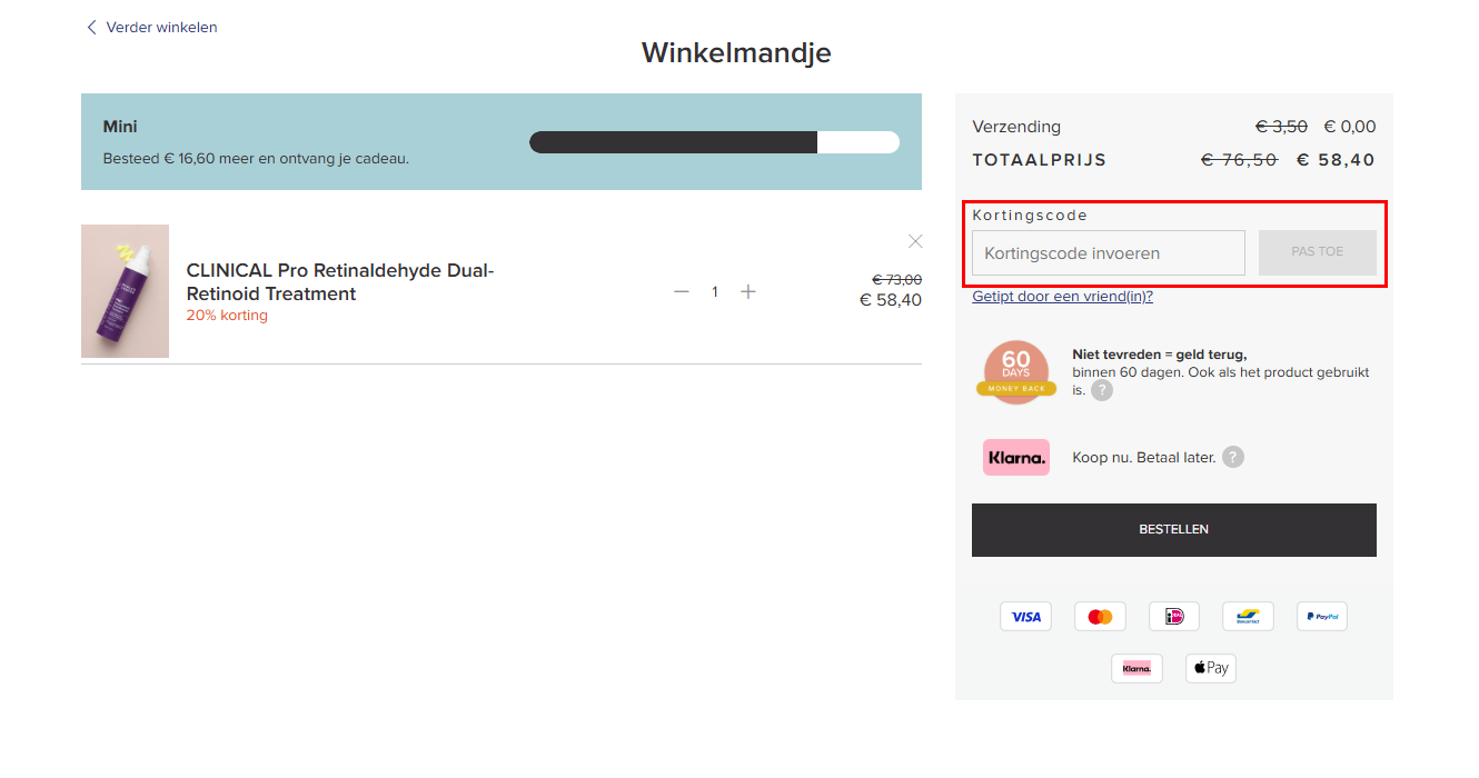 Paula's Choice kortingscode gebruiken