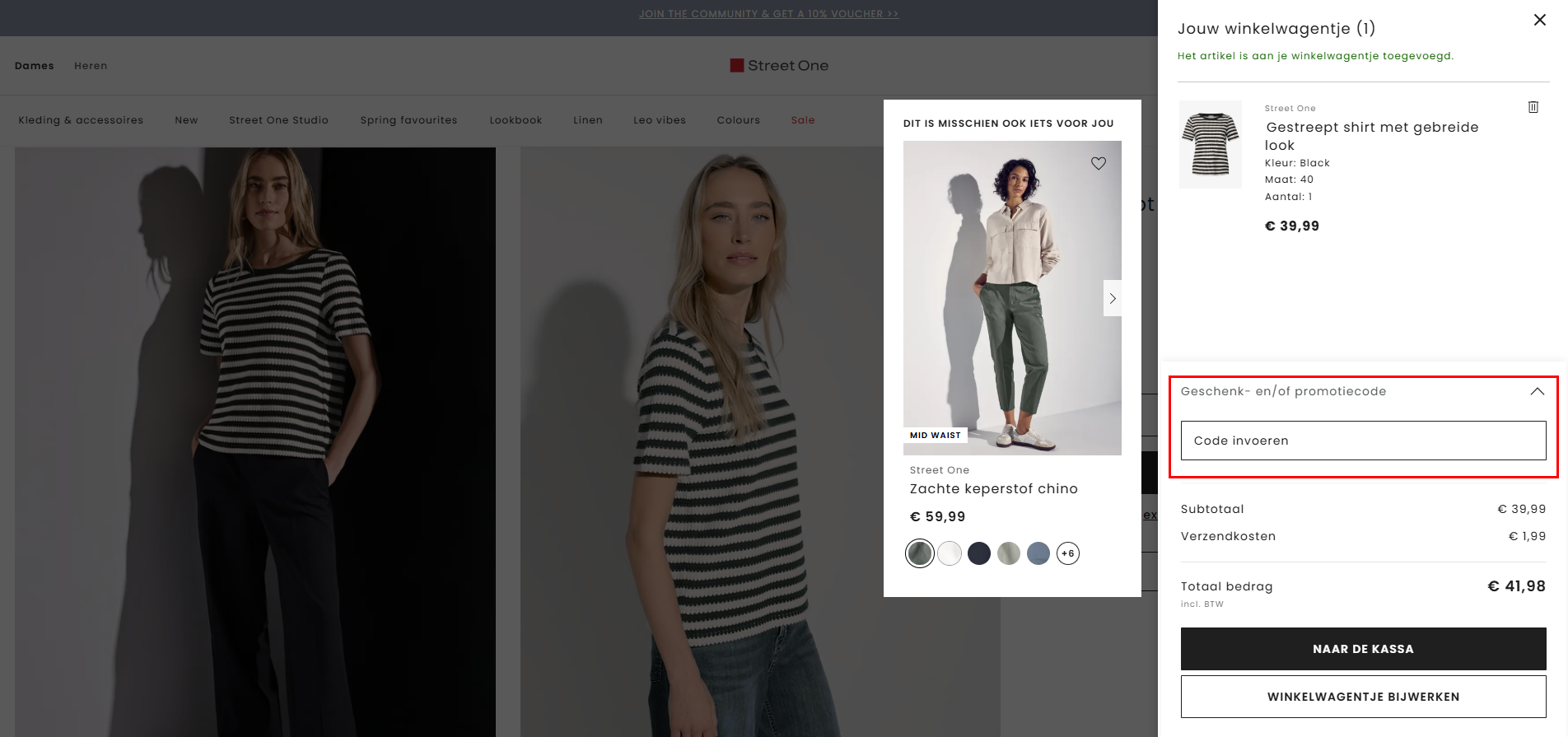 Street One kortingscode gebruiken