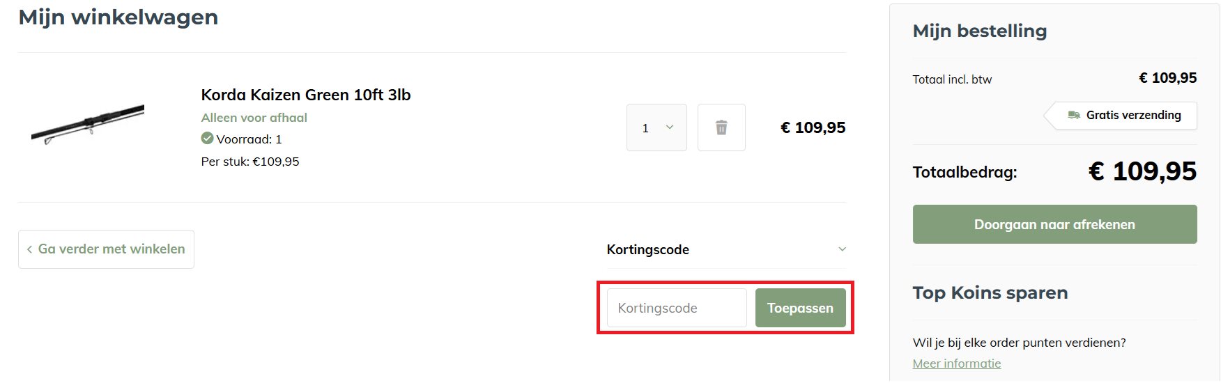 TOP Koistore kortingscode gebruiken